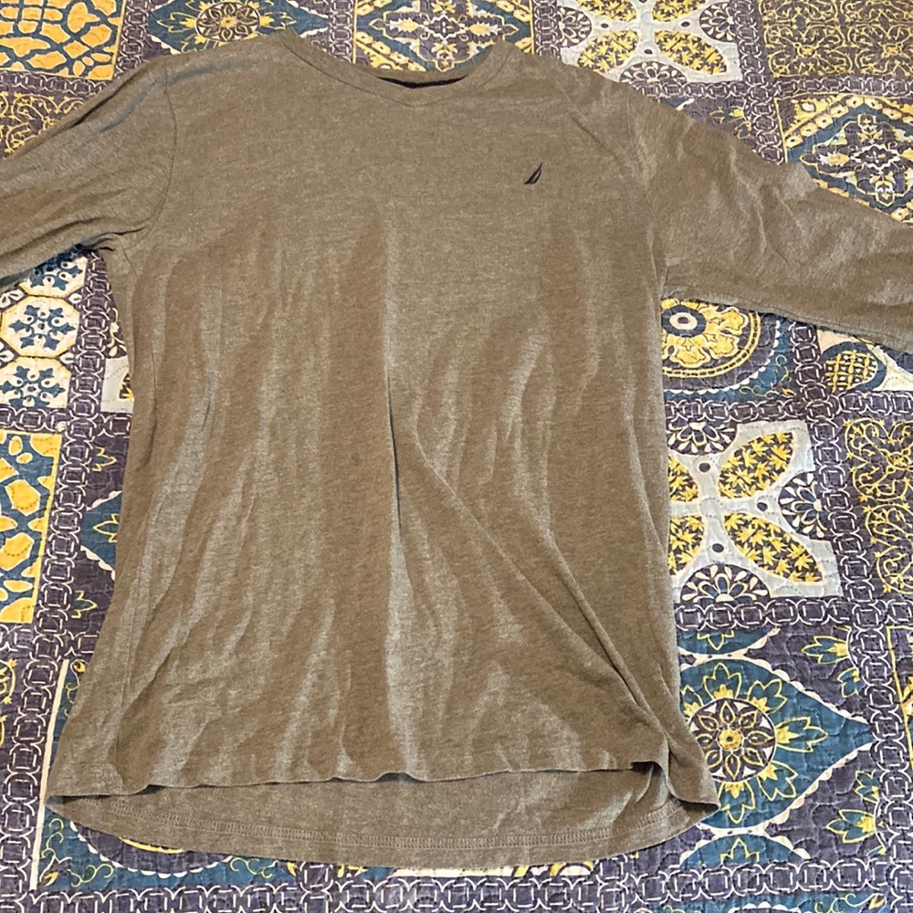 Nautica Grey long sleeve shirt *PERFECT CONDITION*